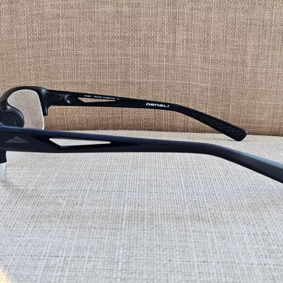 Denali Men Eyeglasses Frame Half Rim NOBO MATT BLACK 55[]19 145 Glasses - Picture 13 of 13